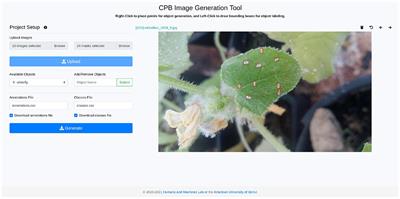 GAN-based semi-automated augmentation online tool for agricultural pest detection: A case study on whiteflies